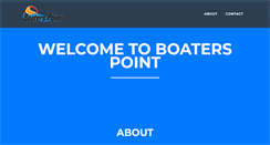 Desktop Screenshot of boaterspoint.com